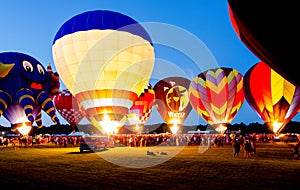 Evening Glow Hot Air Balloon Festival