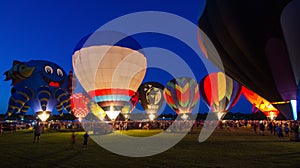 Evening Glow Hot Air Balloon Festival