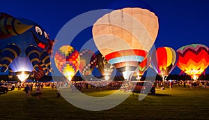 Evening Glow Hot Air Balloon Festival