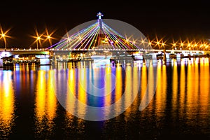 Evening at the Han River Bridge in Danang