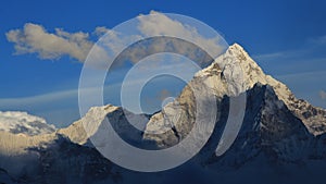 Evening in the Himalayas, Ama Dablam