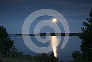 Evening on the lake