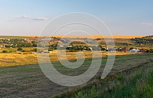 Evening landscape in Ukraine