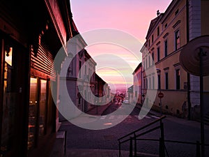 Evening in LevoÄa, Slovakia