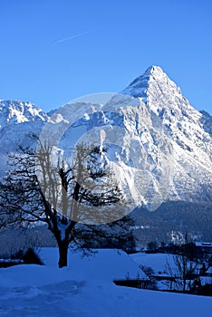 Evening light in Lermoos, Austria