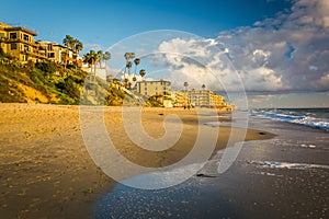 Evening light on the Main Beach