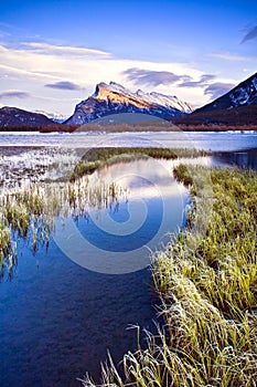 Evening light at Vermillion Lakes, Banff, Canada