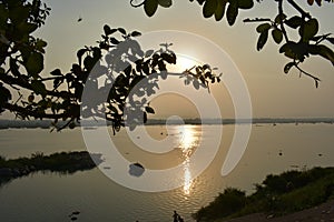 Evening at Mahanadi river , Sambalpur , Odisha