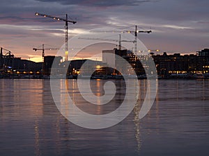 Evening on Oslo waterfront