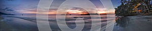 Evening panorama of beach of Koh Chang