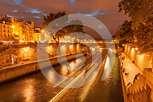 Evening Paris cruise