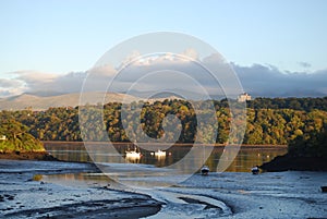 Evening peace Menai Strait Wales