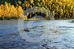 Evening on the river Uur