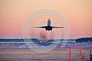 Evening Rush Hour at Airport