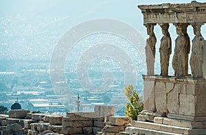 Caryatid porch in Acropolis