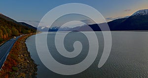 Evening on the Seward highway