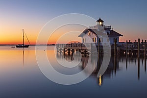 Evening Shallowbag Bay Manteo North Carolina OBX