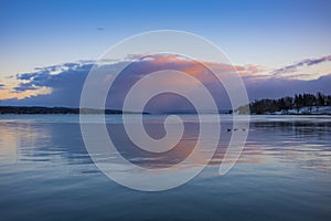 An evening at Skaneateles Lake