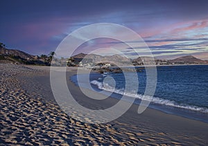 Evening sky over the Sea of Cortez