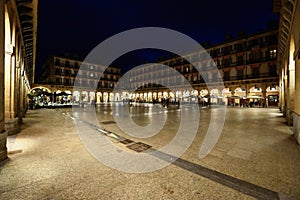 Evening streets of San Sebastian