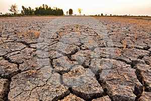 Evening sun and a broken land