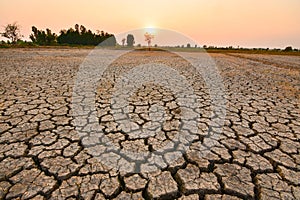 Evening sun and a broken land