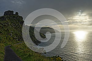 Evening Sun on Castle Rock
