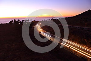 Evening sunlight on Redondo beach photo