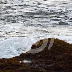 Evening in Tanha Lot, Bali Indonesia, Beautiful Tanha lot beach view in the evening at Bali