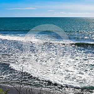 Evening in Tanha Lot, Bali Indonesia, Beautiful Tanha lot beach view in the evening at Bali