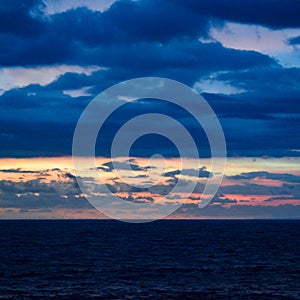 Evening in Tanha Lot, Bali Indonesia, Beautiful Tanha lot beach view in the evening at Bali