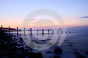 Evening Tide comes in.