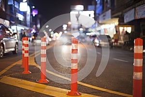 Evening traffic, chiangmai Thailand.