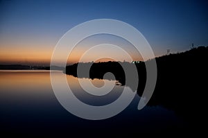 Evening twilight in Bhopal