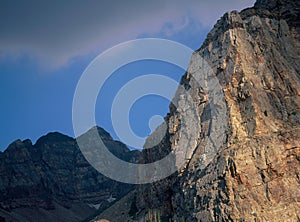 Evening in the Twin Peaks Wilderness, Wasatch Range, Utah