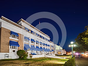 Evening view of the Buckstaff Bathhouse