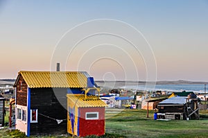 Evening view in Cabo Polonio, Uruguay photo