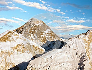 Evening view of Everest from Kala Patthar