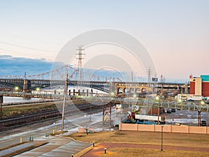 Evening view of the Grain elevator