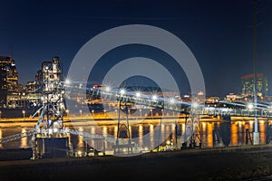 Evening view of the Grain elevator