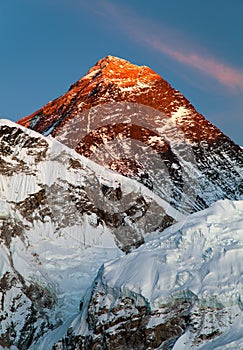 Evening view of Mount Everest from Kala Patthar