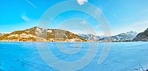 Evening on Zeller see lake, Zell am See, Austria