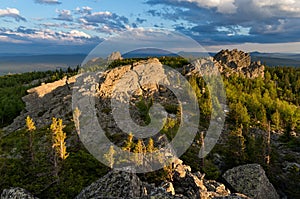 Eveningtime at mountains