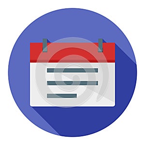 Event Calendar Business Flat Icon Modern Style