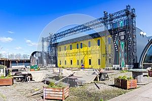 Event location Stadslab on the grounds of the former sugar refinary in Groningen