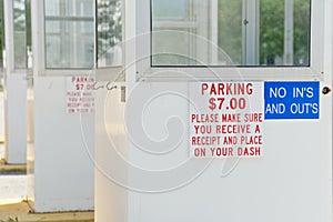 Event Parking Booths