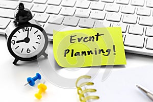 Event planning with clock