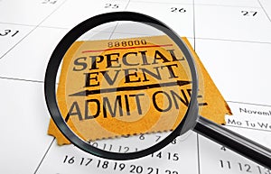 Event ticket search