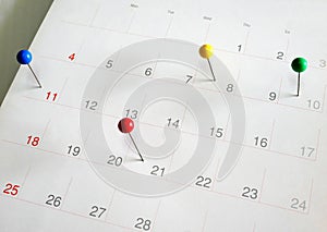 Events calendar