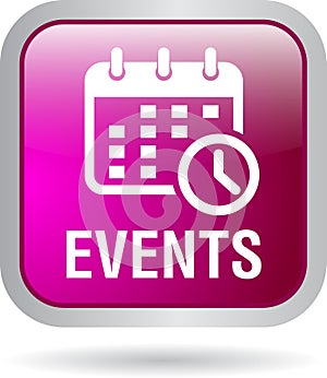 Events icon web button